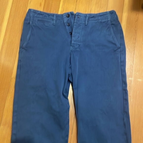 Amazing — WALLACE & BARNES Button Fly OFFICER’S CHINOS — 32x30 - Picture 8 of 15